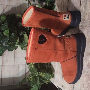 I Heart Kisses UGG Australia Short Glitter Boots